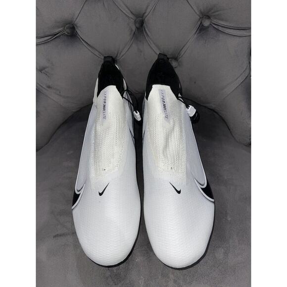 Nike Vapor Edge Elite 360 Wide Football Cleats White Black Men’s 15 DO1144-100 - Picture 1 of 5